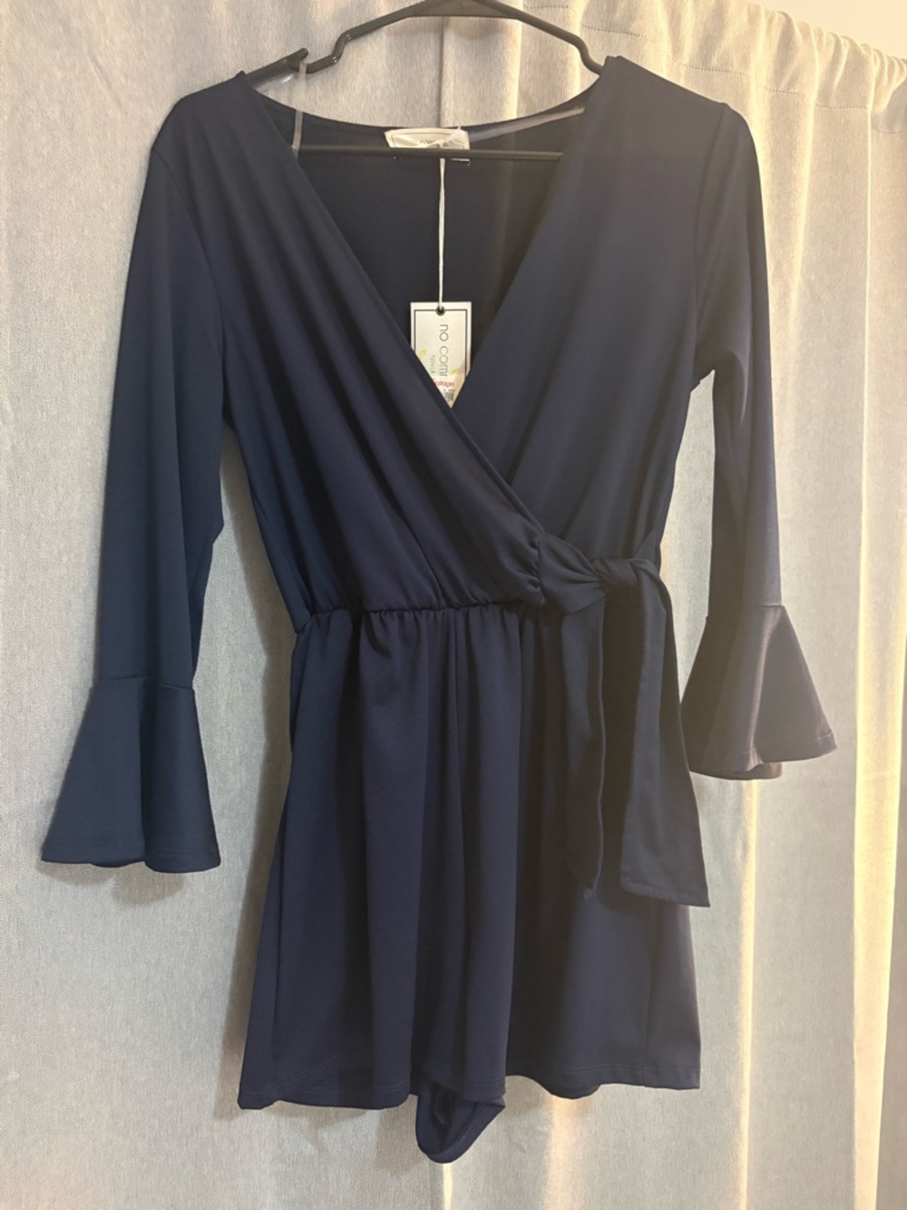 No Comment NY·LA Navy romper
